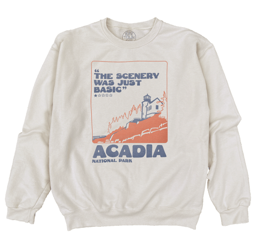 Acadia National Park 1 Star Review Sweatshirt