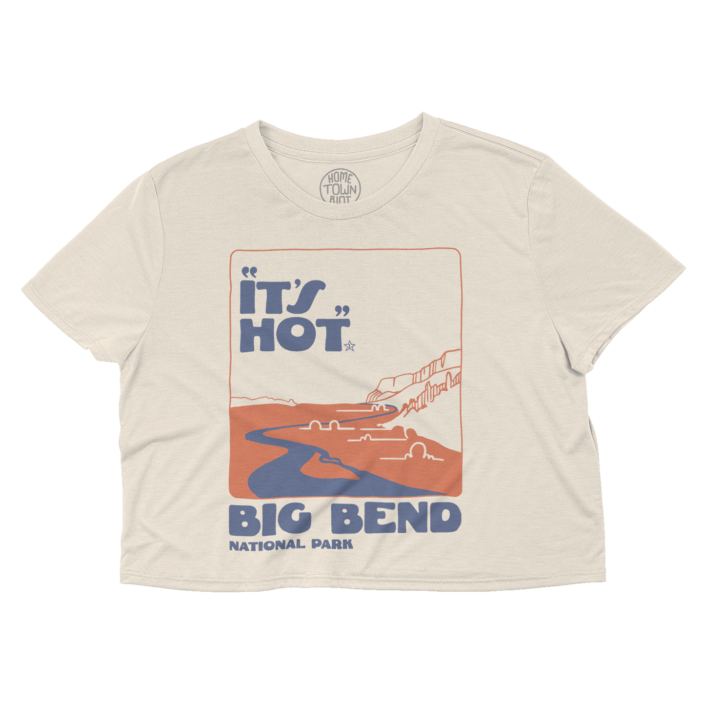 Big Bend National Park 1 Star Crop Top