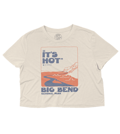 Big Bend National Park 1 Star Crop Top