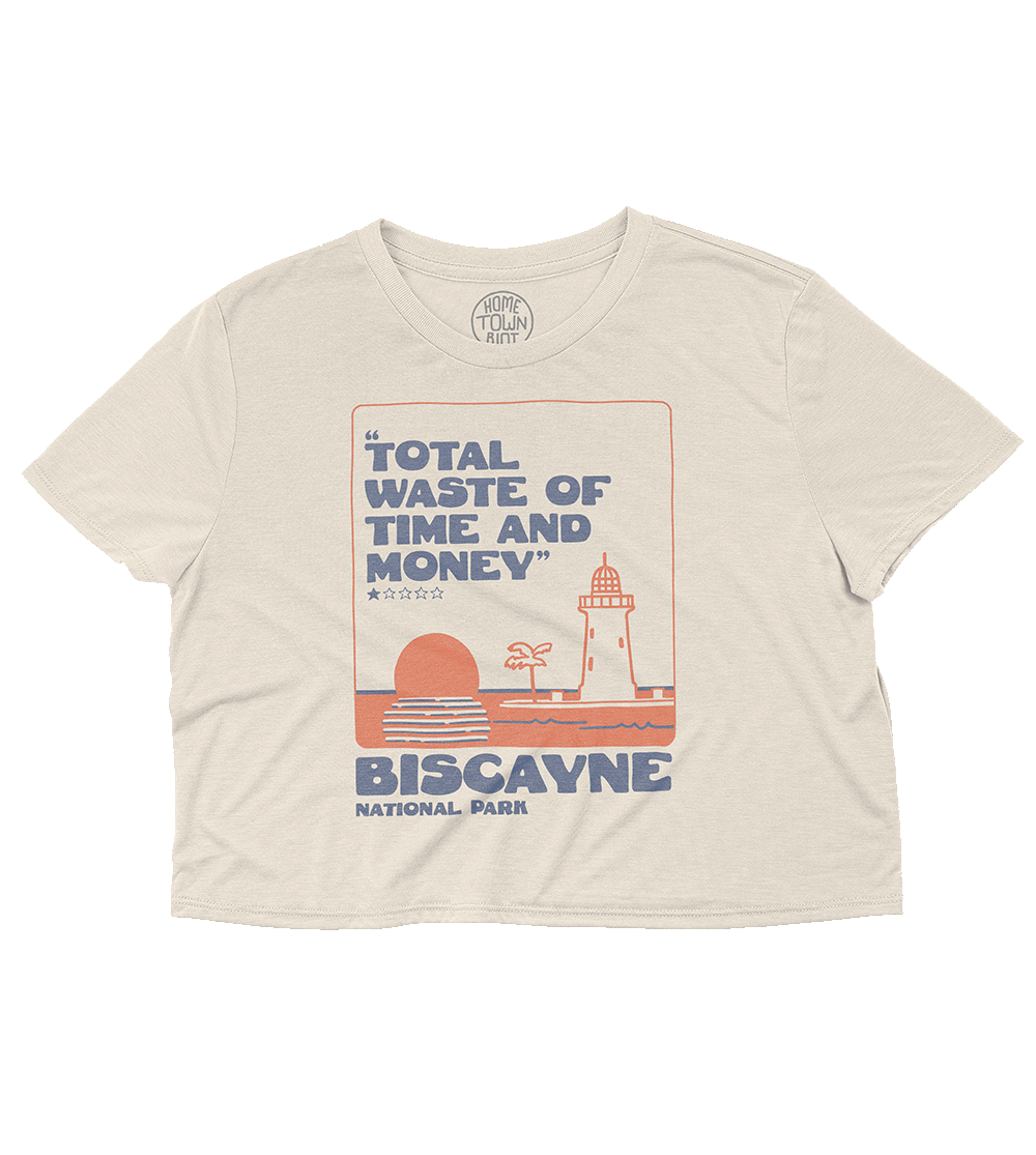 Biscayne National Park 1 Star Review Crop Top