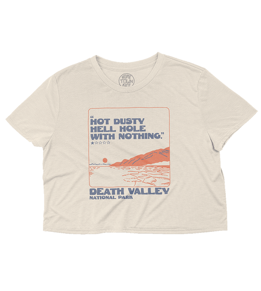 Death Valley National Park 1 Star Review Crop Top