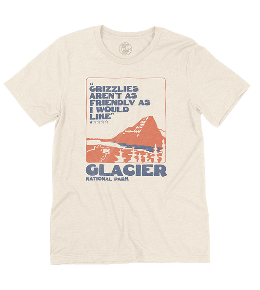 Glacier National Park 1 Star Review Shirt