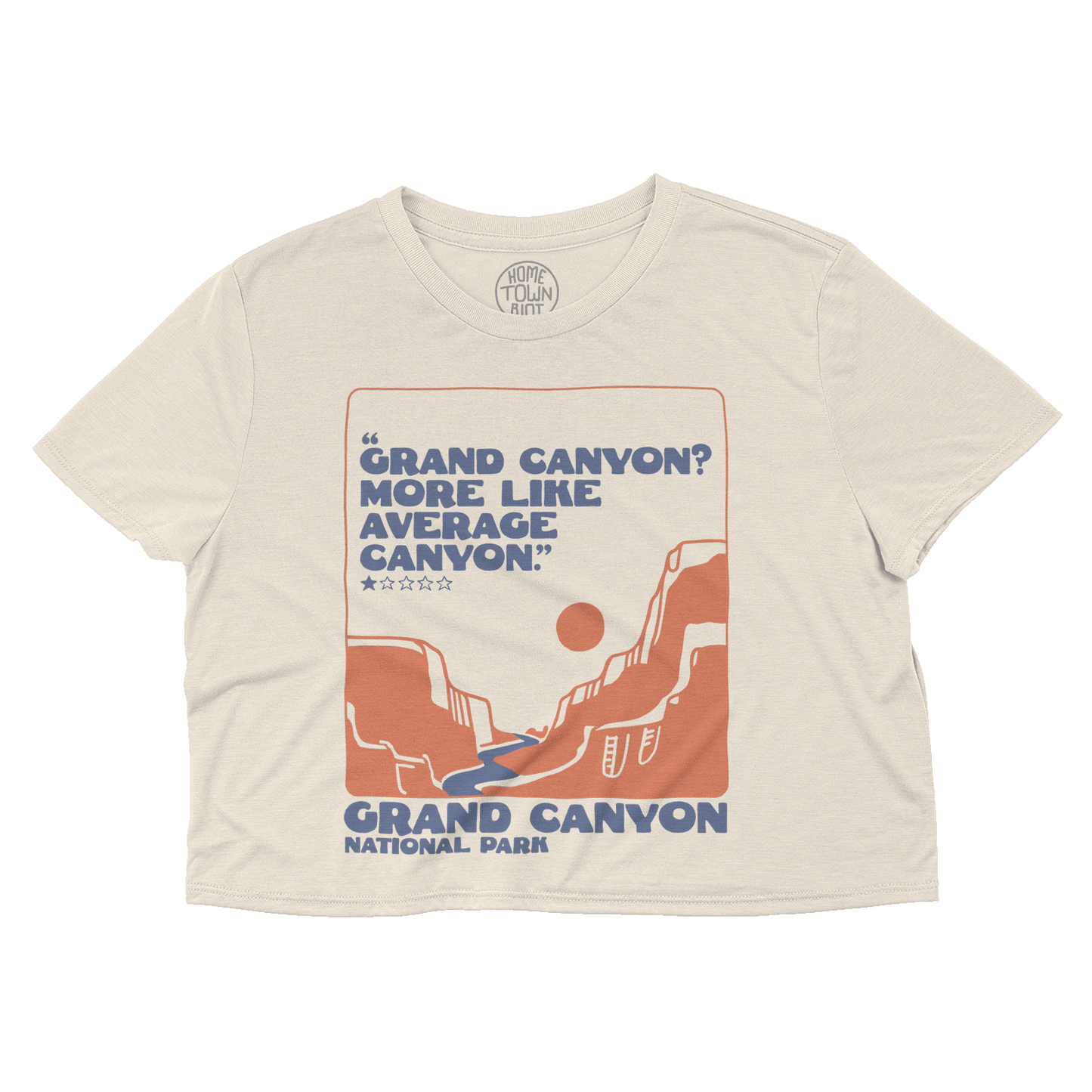 Grand Canyon National Park 1 Star Review Crop Top