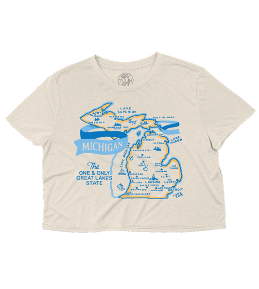 The Great Lakes State Crop Top