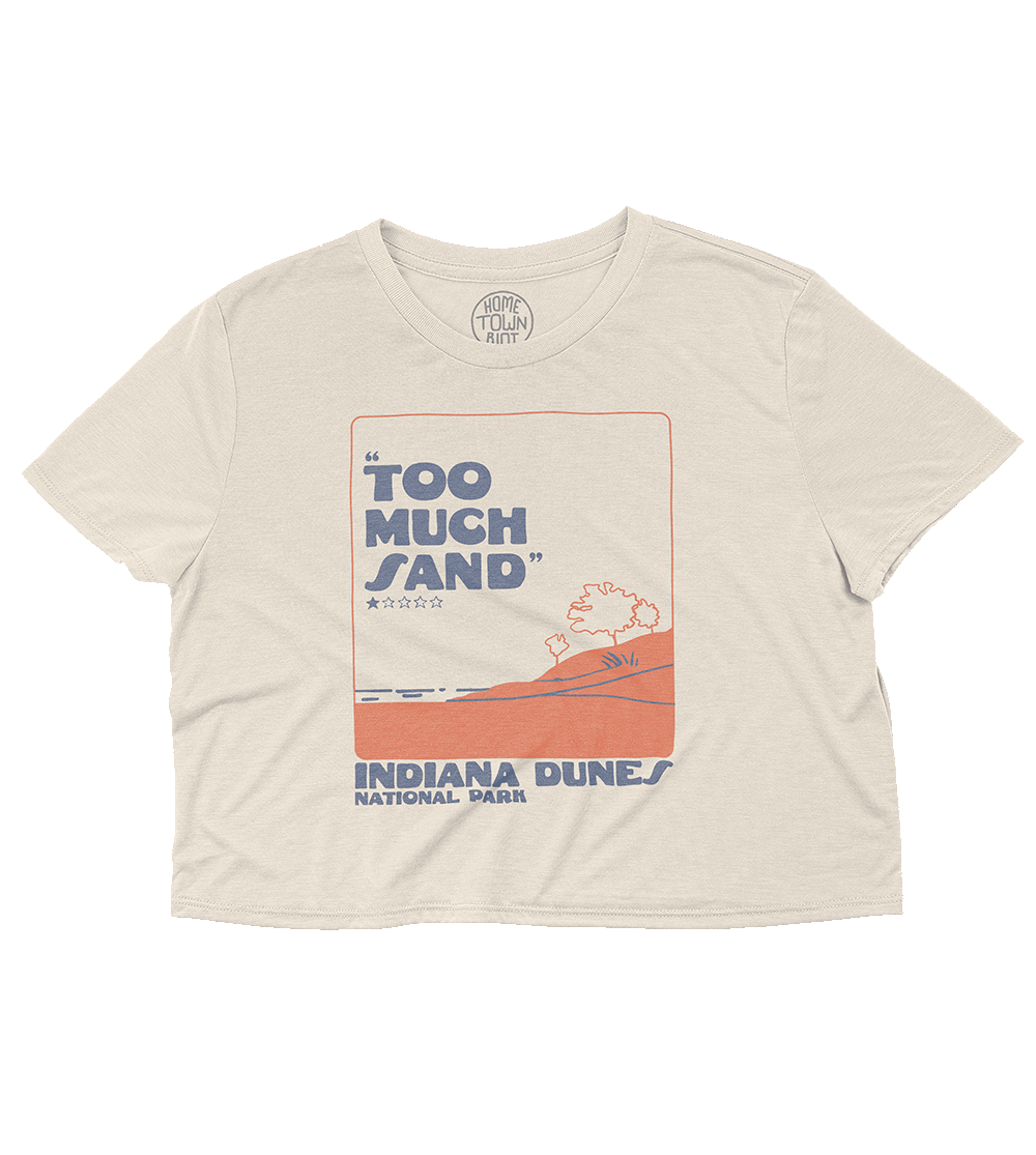 Indiana Dunes National Park 1 Star Review Crop Top