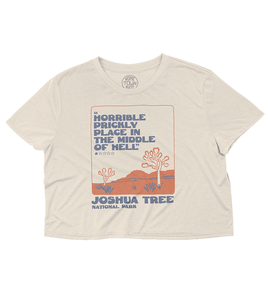 Joshua Tree National Park 1 Star Review Crop Top