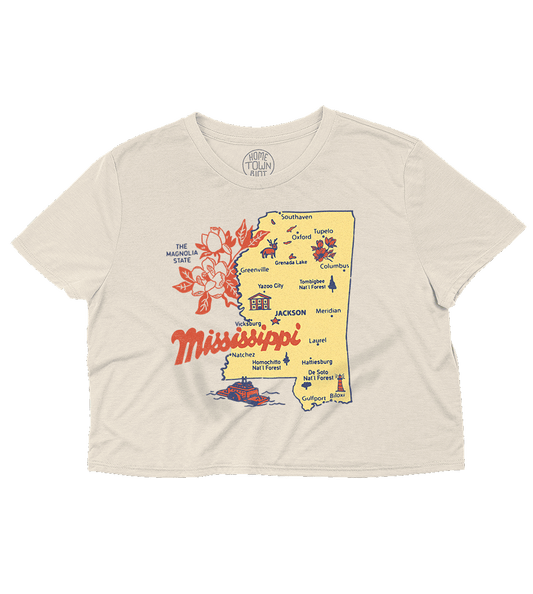 The Magnolia State Crop Top