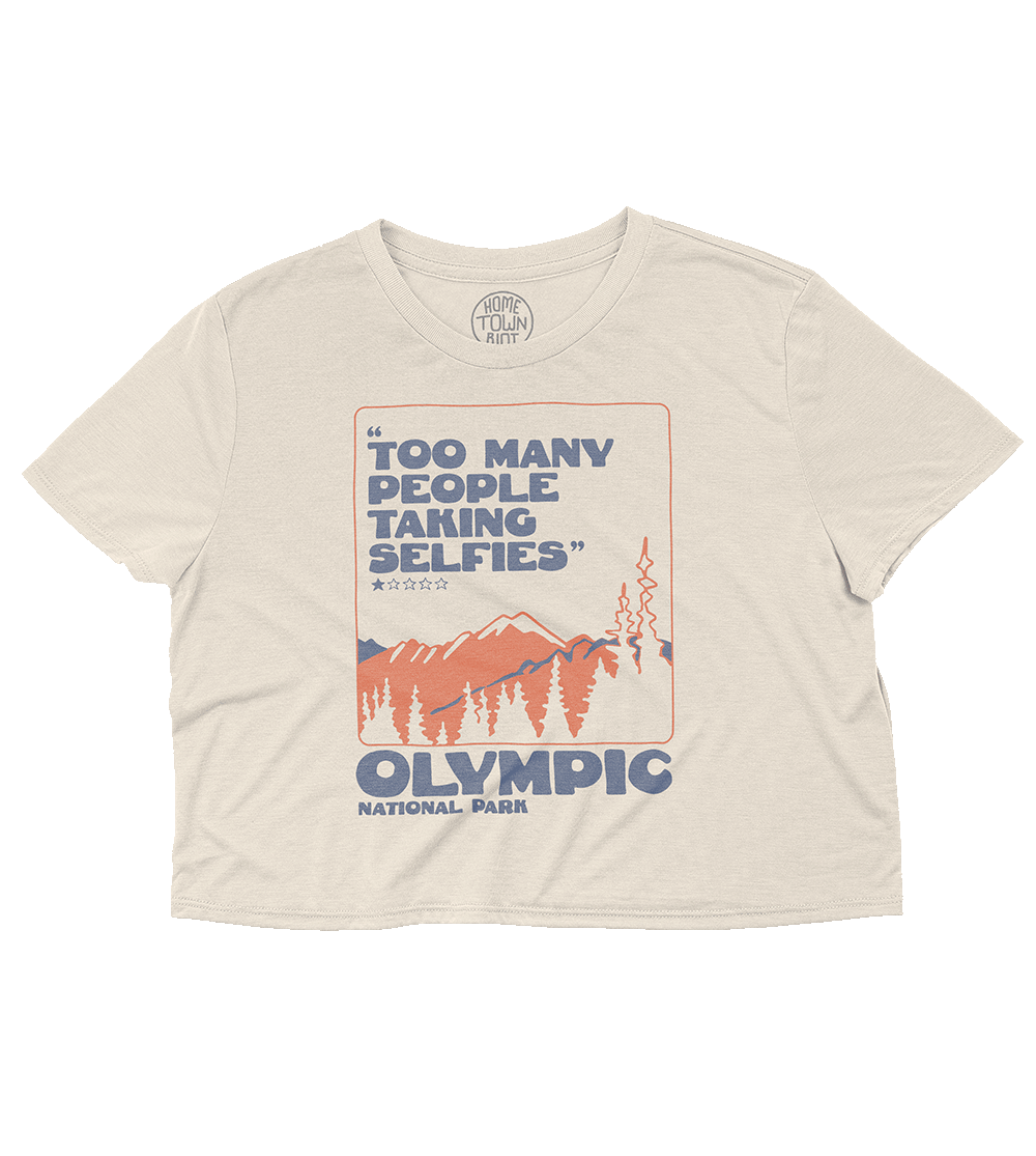 Olympic National Park 1 Star Review Crop Top