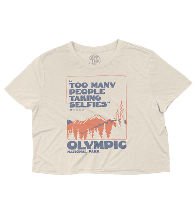 Olympic National Park 1 Star Review Crop Top