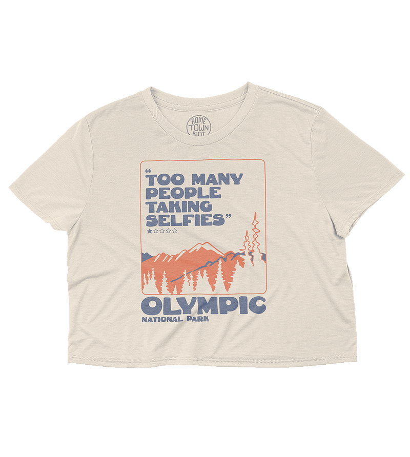 Olympic National Park 1 Star Review Crop Top