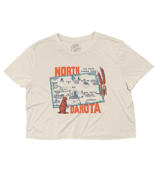 Peace Garden State Crop Top