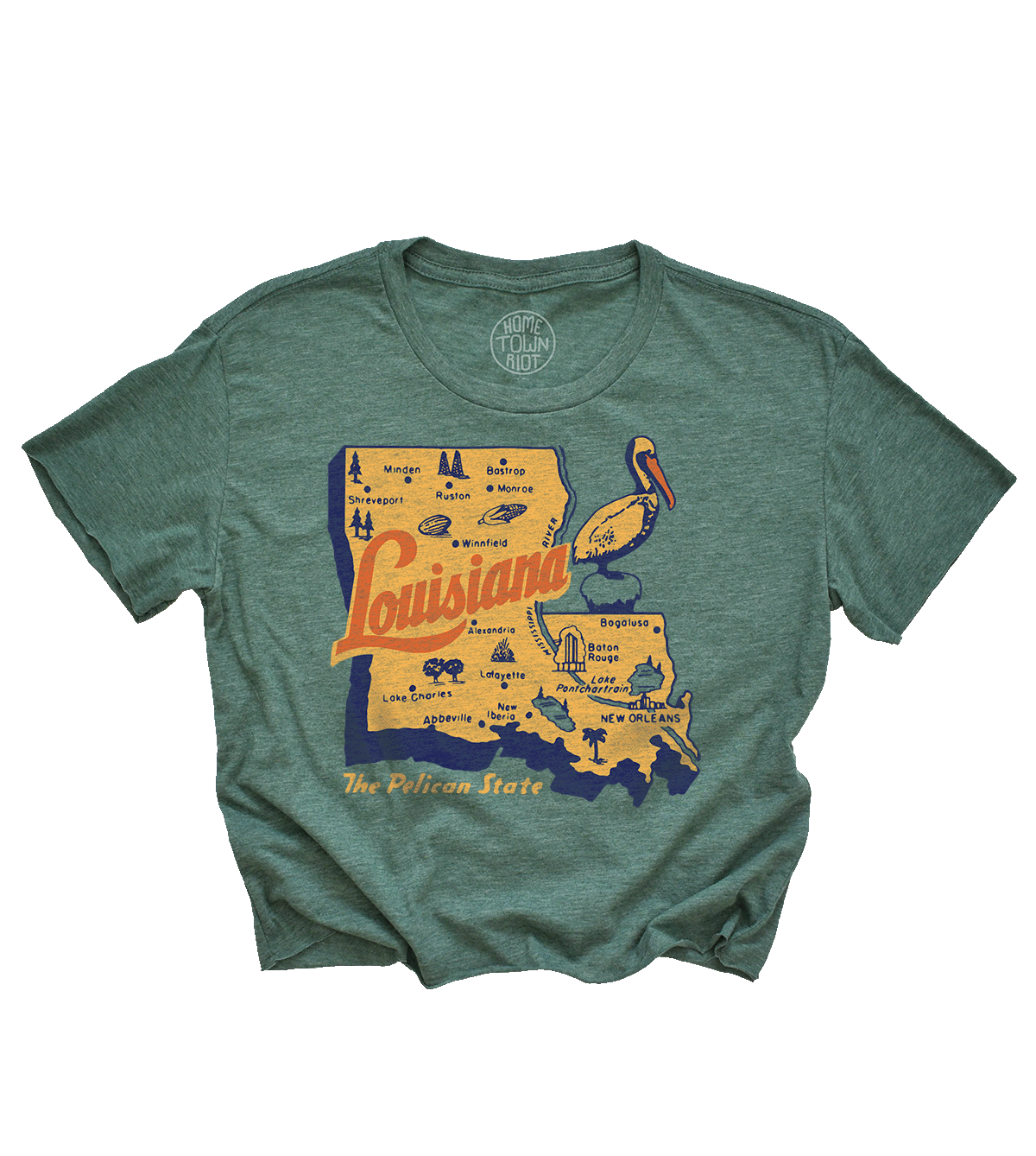 The Pelican State Louisiana Crop Top