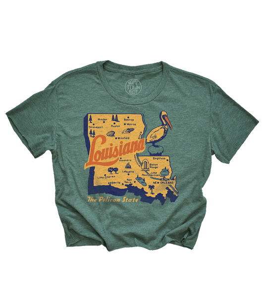 The Pelican State Louisiana Crop Top