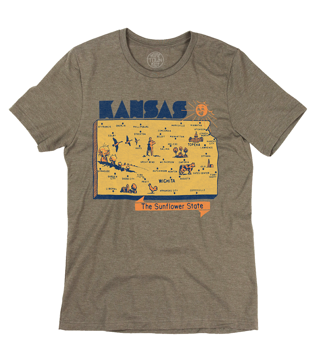 Kansas The Sunflower State Shirt