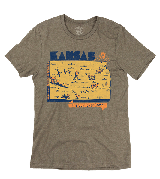 Kansas The Sunflower State Shirt