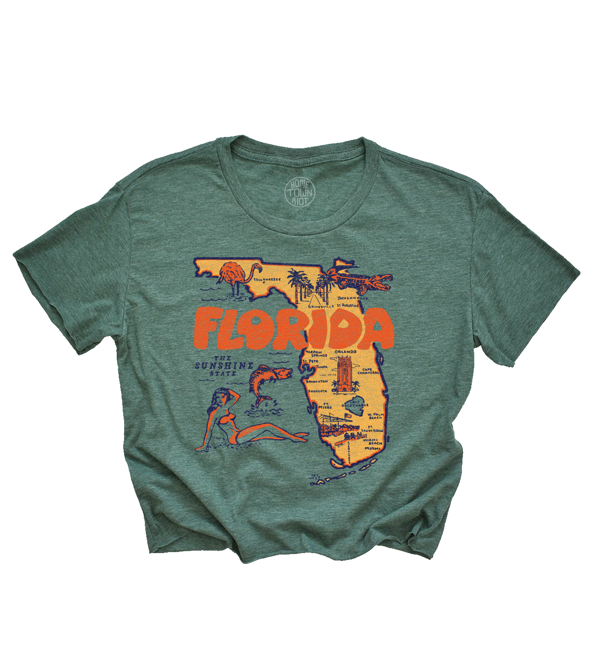 The Sunshine State Florida Crop Top