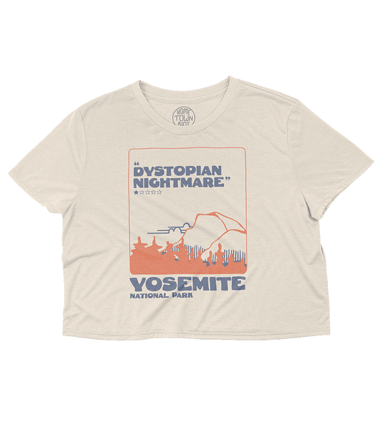 Yosemite National Park 1 Star Review Crop Top