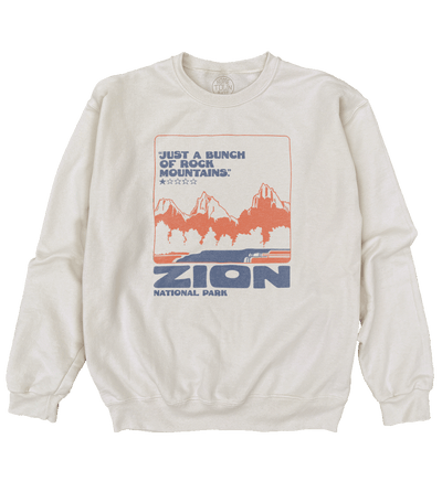 Zion National Park 1 Star Review Sweatshirt