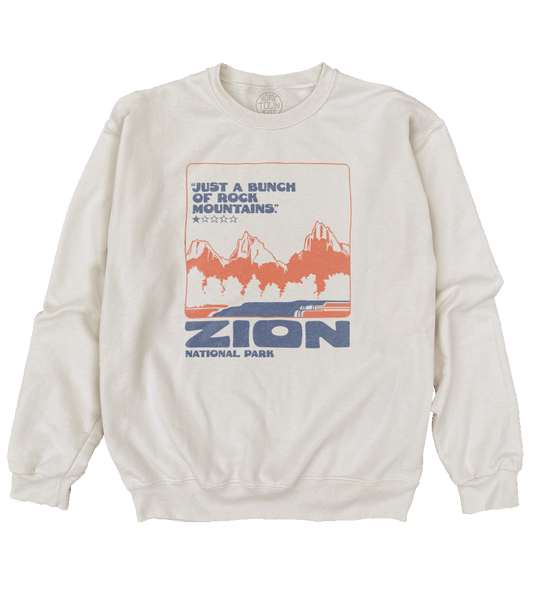 Zion National Park 1 Star Review Sweatshirt