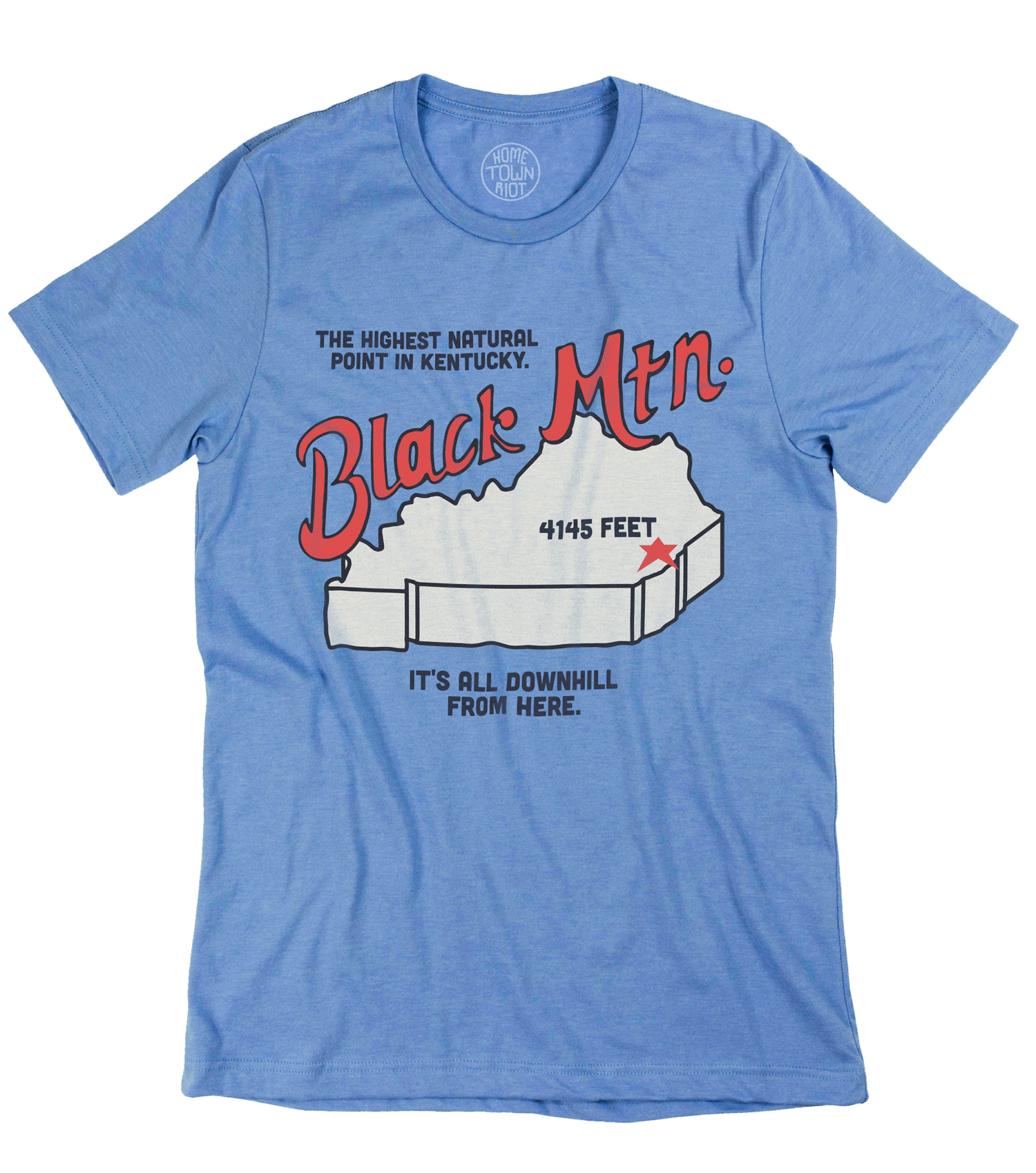 Black Mountain Highest Point Shirt - HomeTownRiot