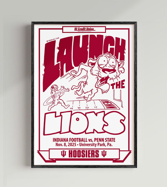 Game 10 VS Penn State Print