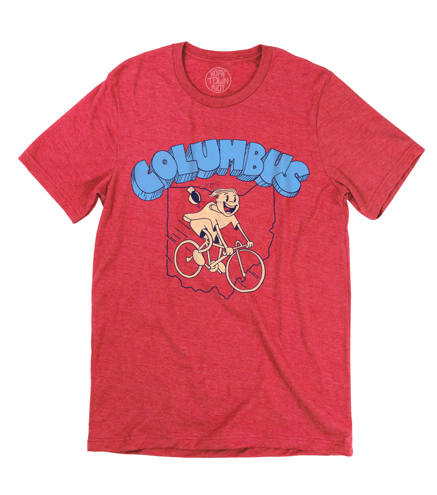 Columbus Ohio Bike Shirt - HomeTownRiot