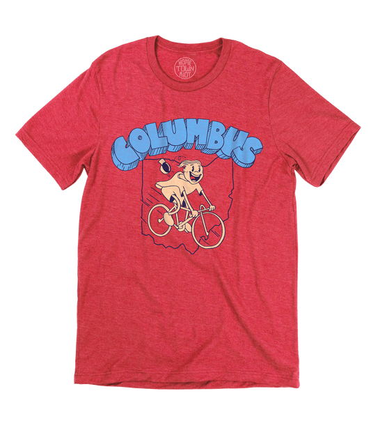 Columbus Ohio Bike Shirt - HomeTownRiot