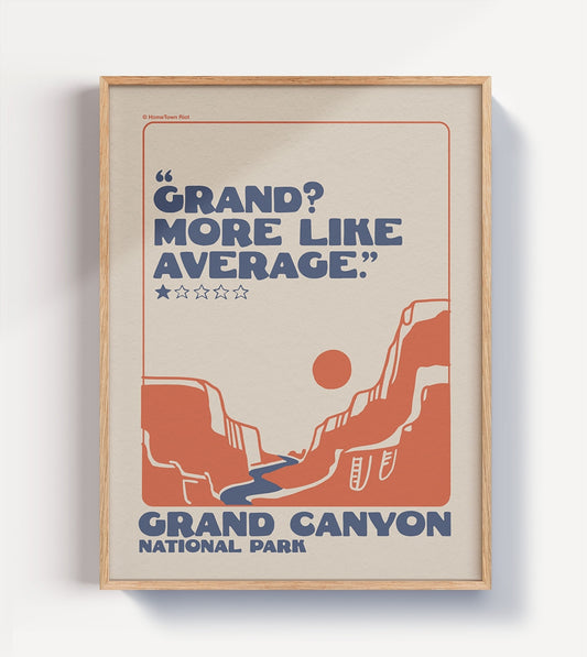 Grand Canyon National Park 1 Star Review Print