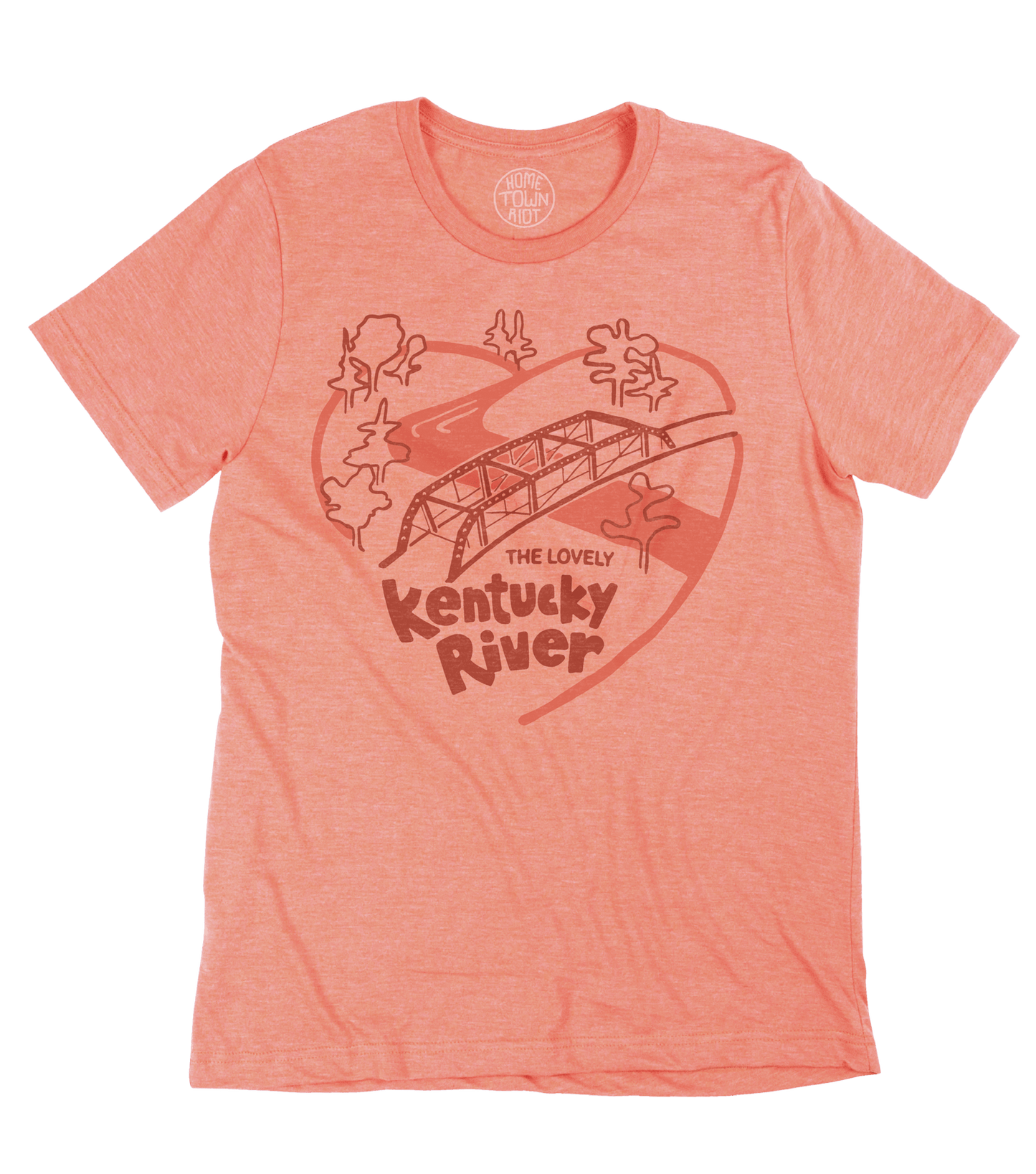 Kentucky River Heart tee - HomeTownRiot