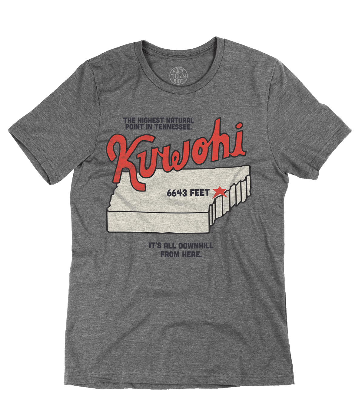 Kuwohi Tennessee's Highest Point Shirt - HomeTownRiot