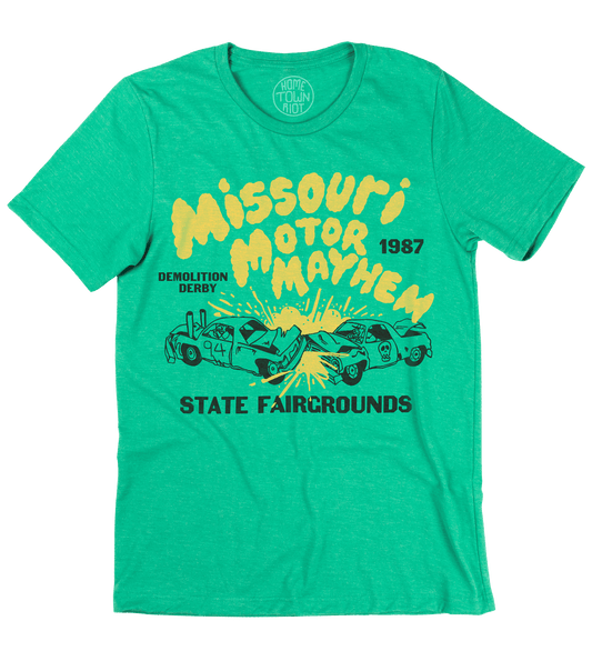 Missouri Motor Mayhem Demolition Derby Shirt - HomeTownRiot