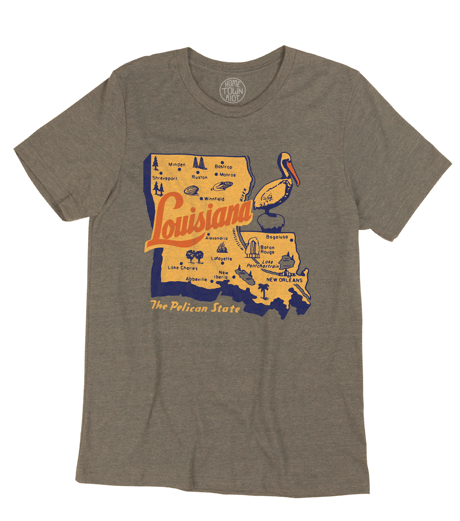 The Pelican State Louisiana Shirt - HomeTownRiot