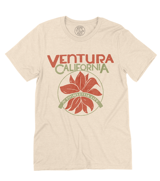 Ventura Poinsettia Shirt - HomeTownRiot