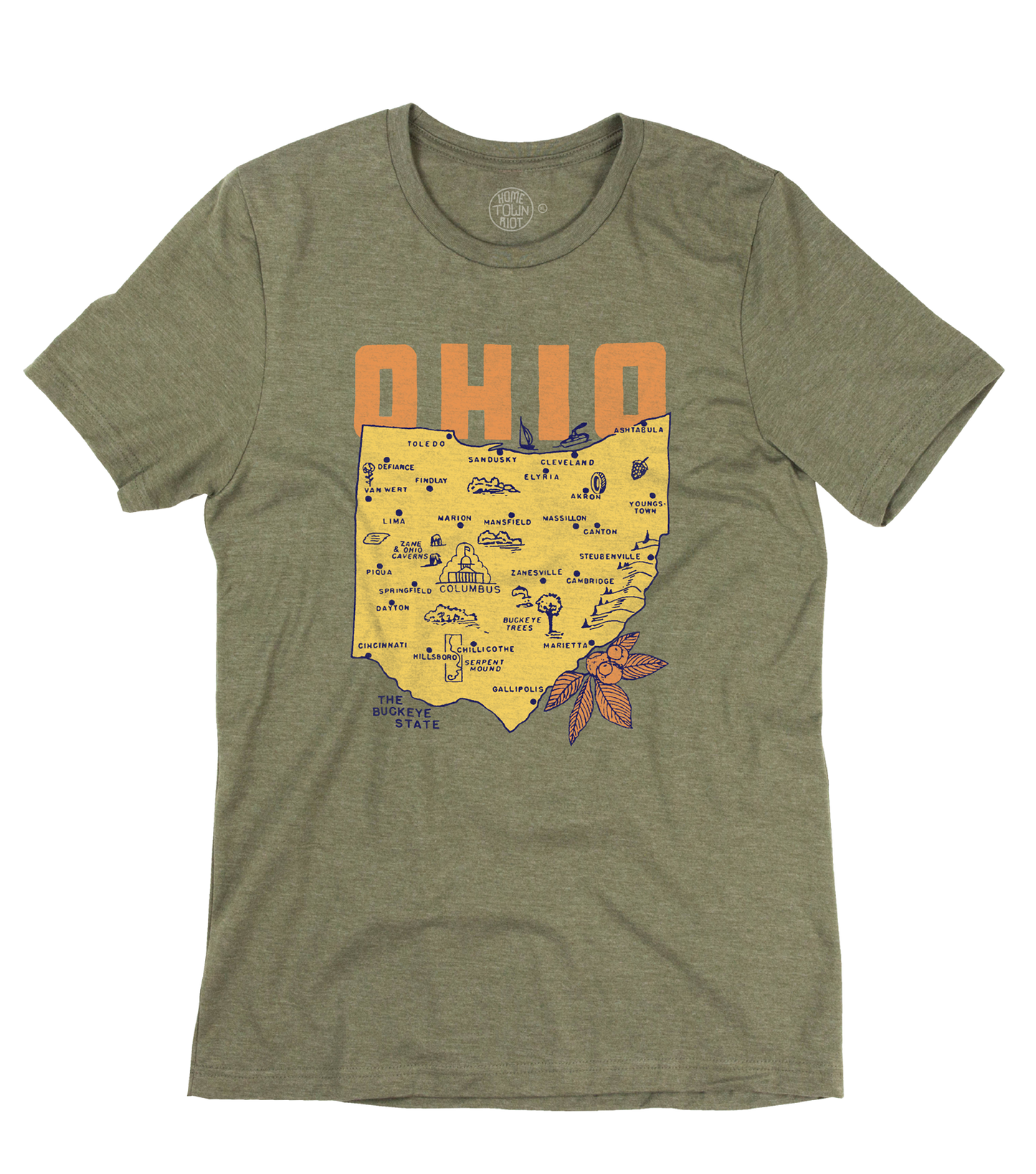 The Buckeye State Ohio Shirt - HomeTownRiot