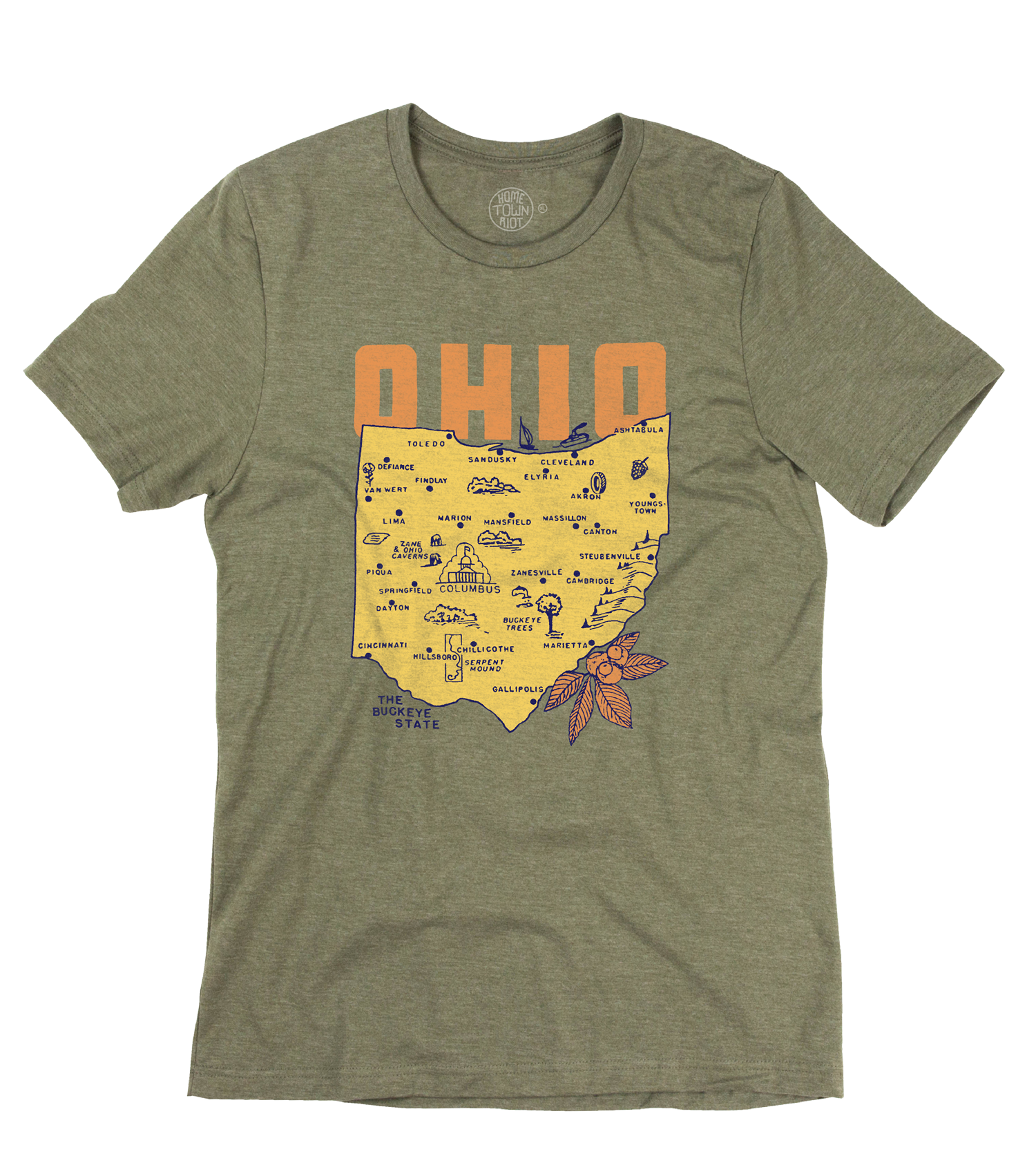 The Buckeye State Ohio Shirt - HomeTownRiot