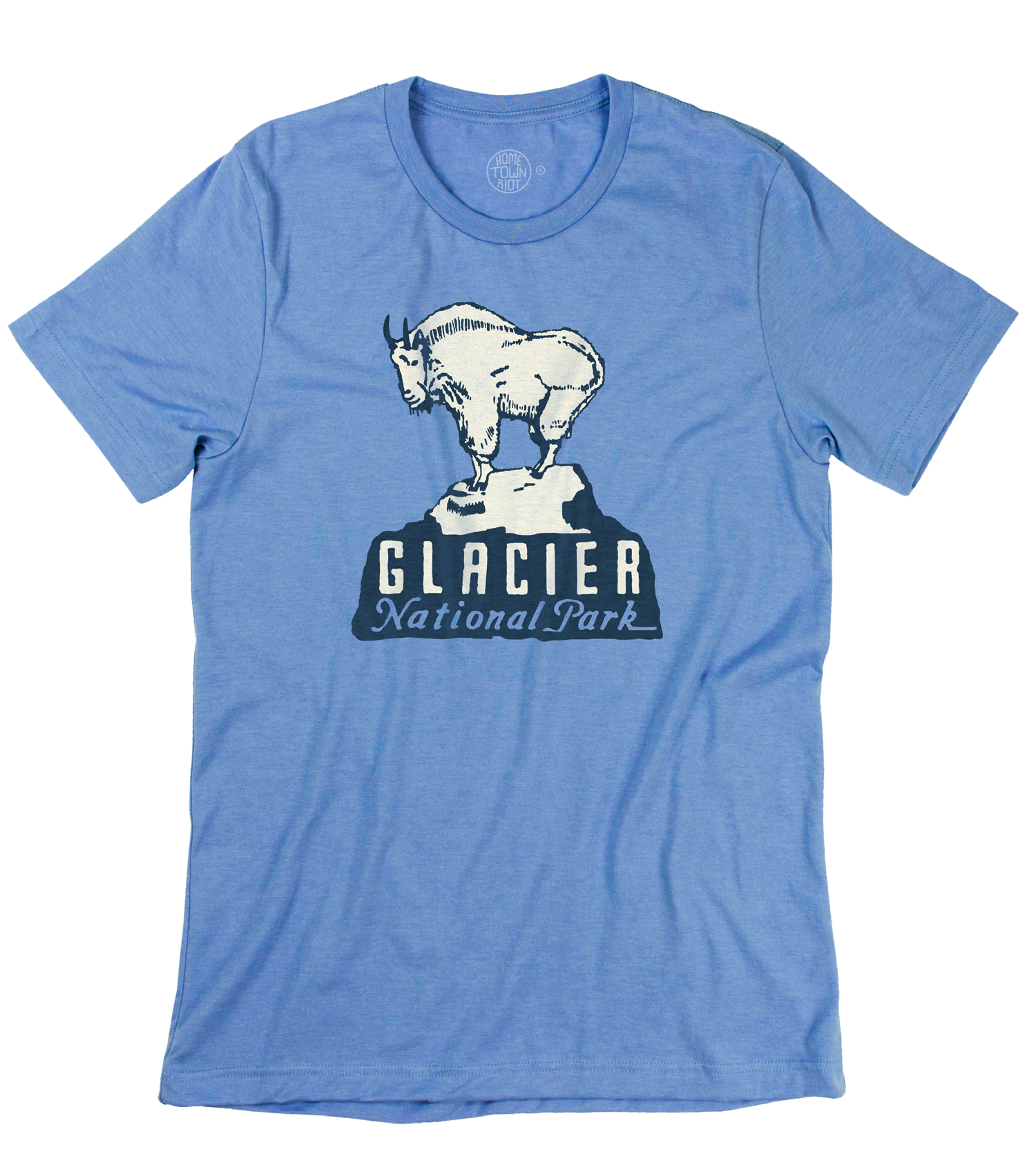 Glacier Mountain Goat Shirt - HomeTownRiot