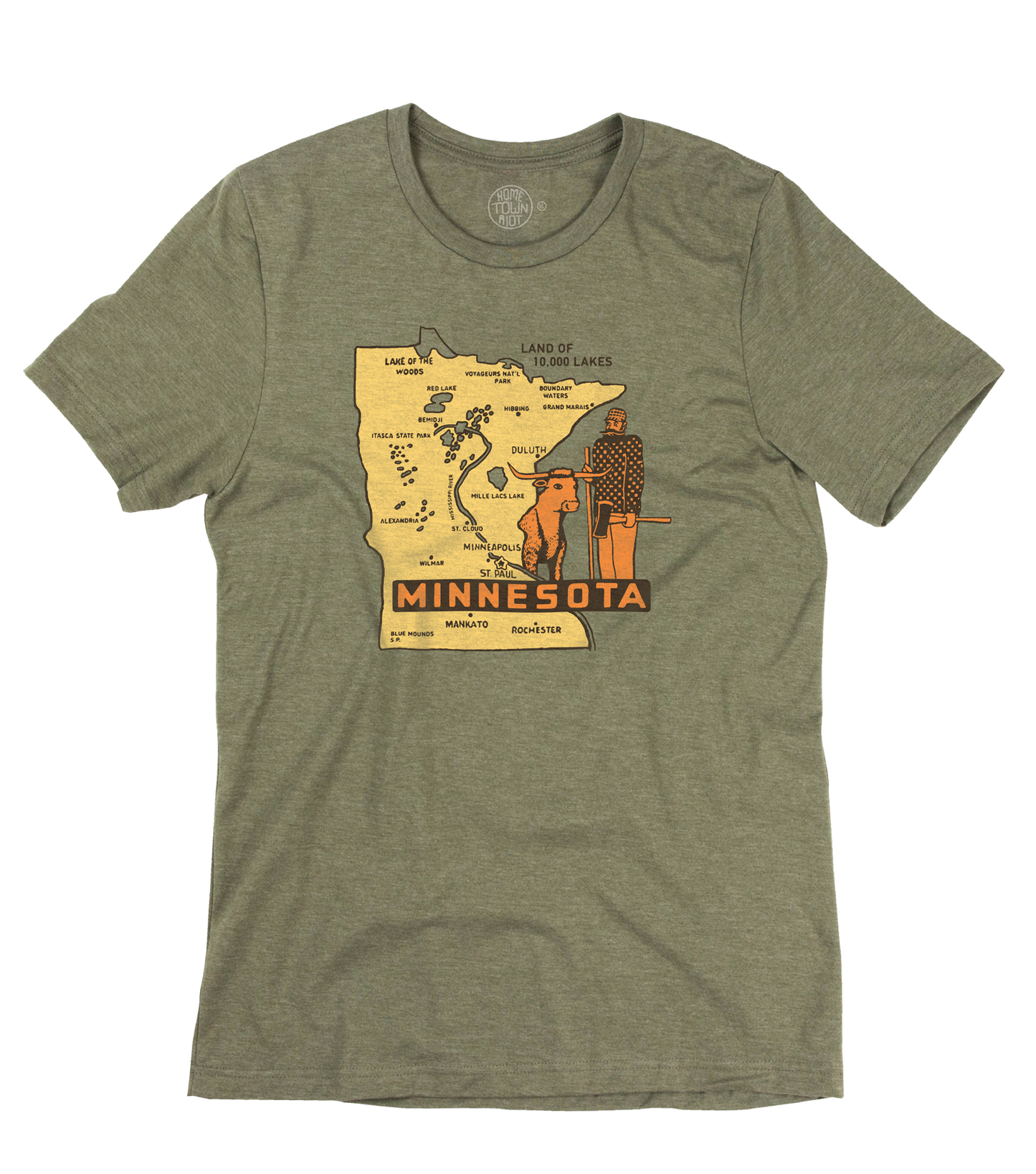 Land of 10,000 Lakes Shirt - HomeTownRiot