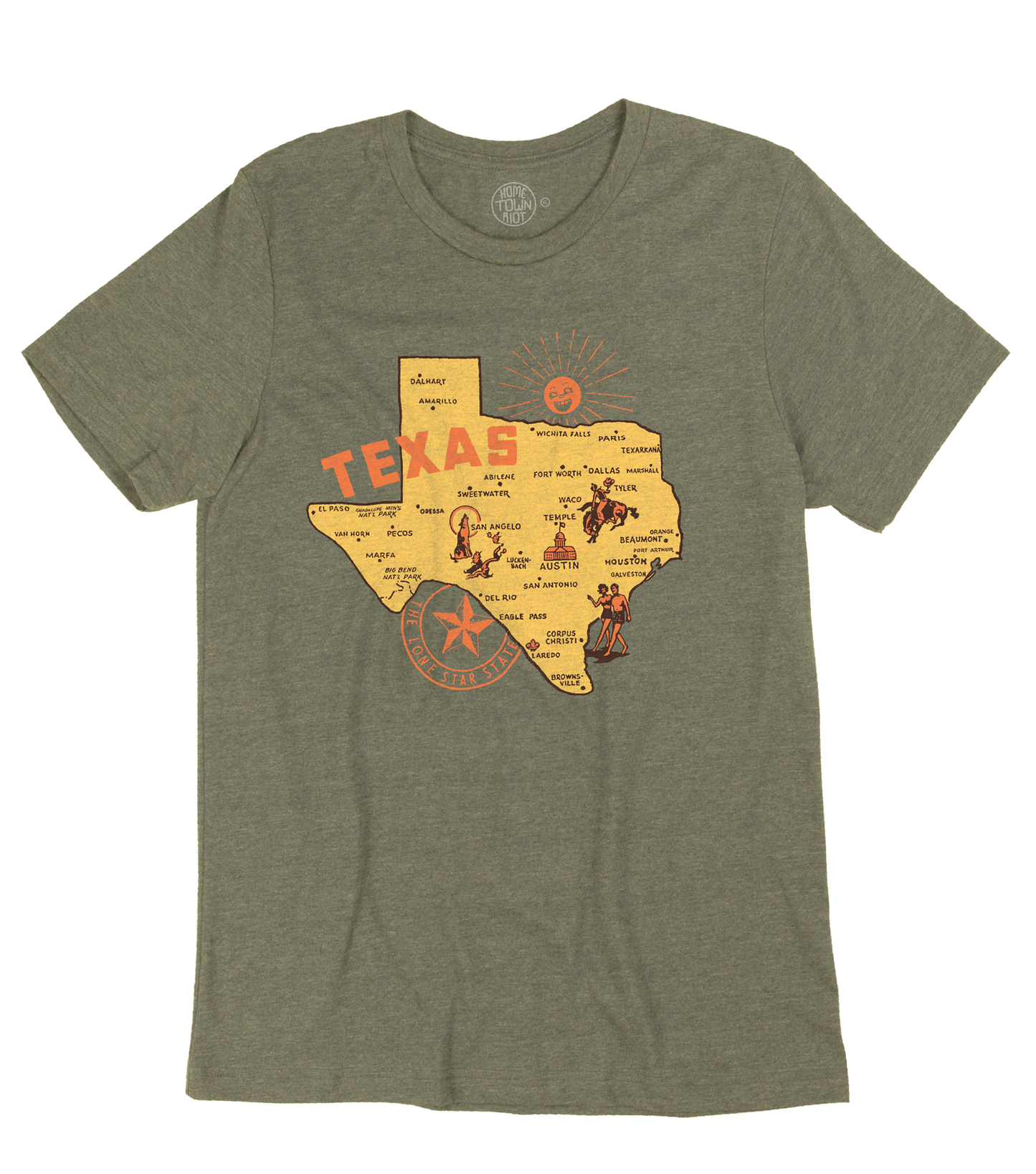 Texas Lone Star State Shirt - HomeTownRiot