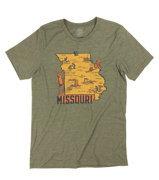 Missouri Map Shirt