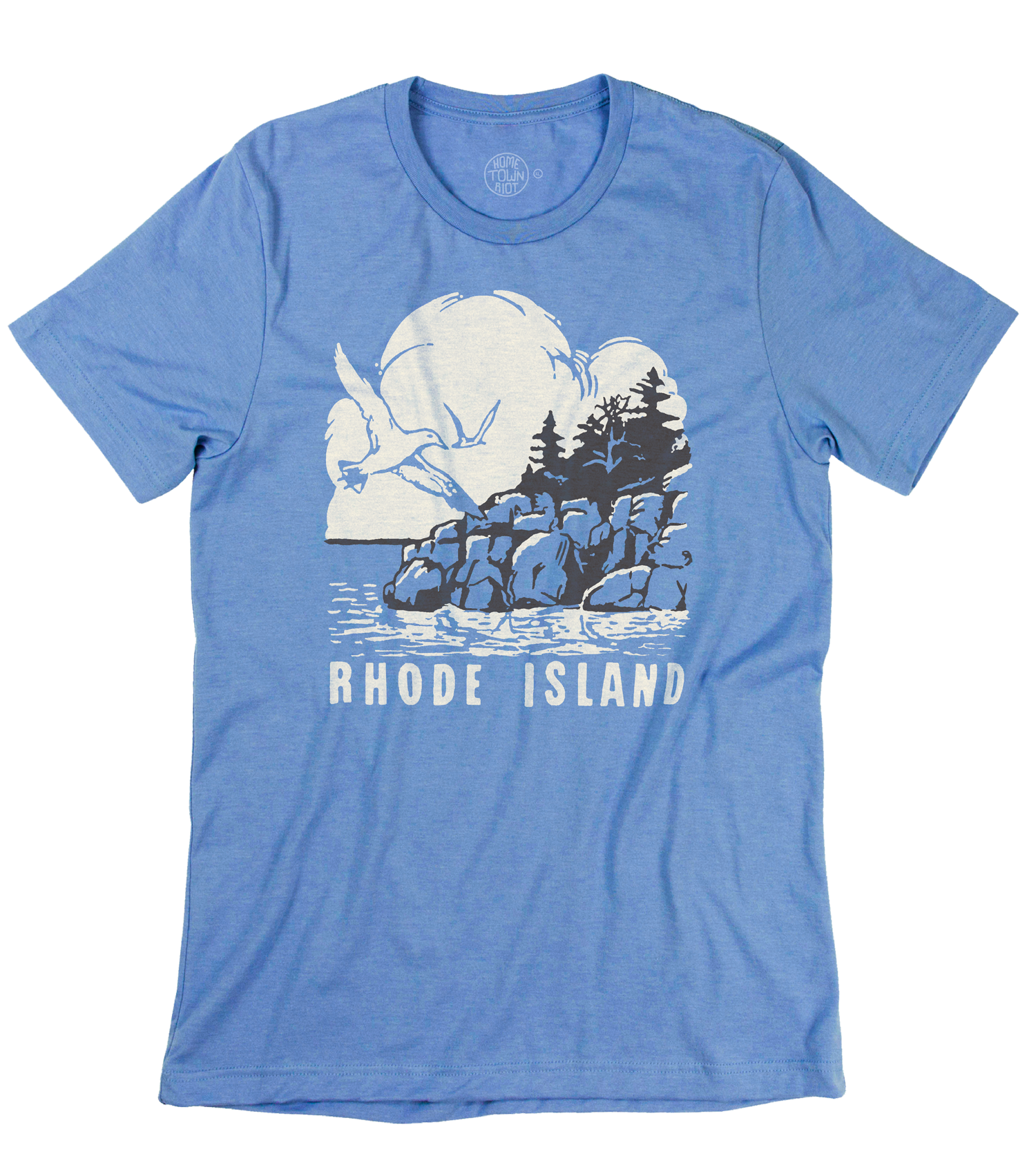 Rhode Island Seagull Shirt - HomeTownRiot