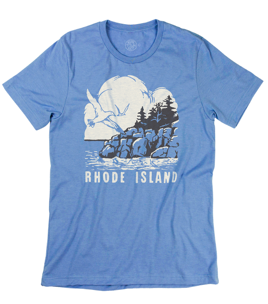 Rhode Island Seagull Shirt - HomeTownRiot
