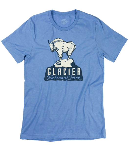 Glacier Mountain Goat Shirt - HomeTownRiot