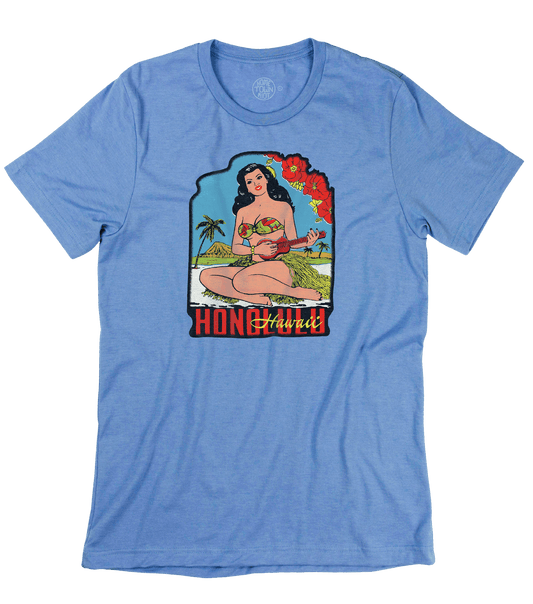 Honolulu Hula Girl Shirt - HomeTownRiot