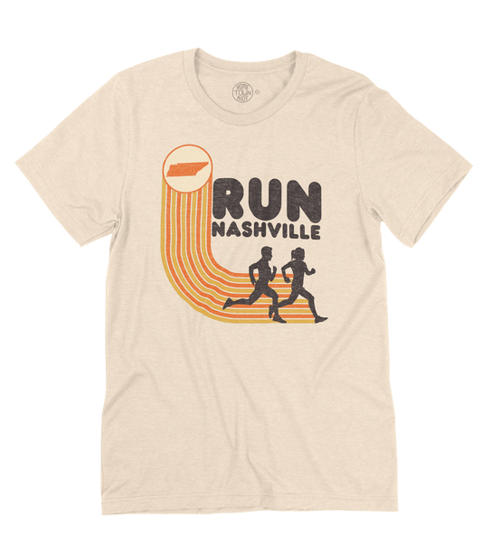 Run Nashville Throwback shirt - HomeTownRiot