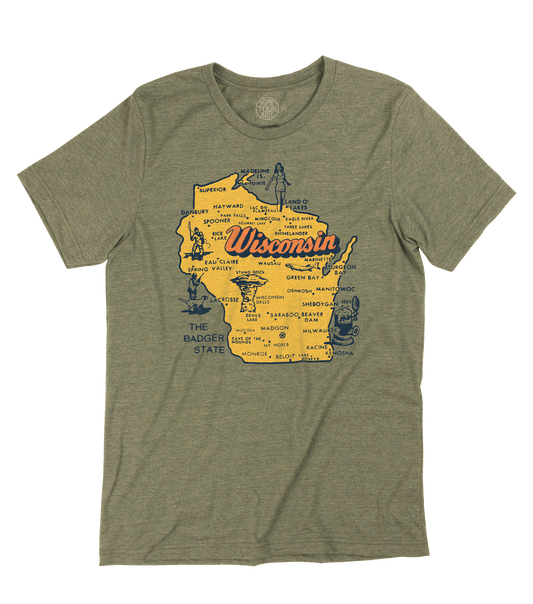 The Badger State Wisconsin Shirt - HomeTownRiot