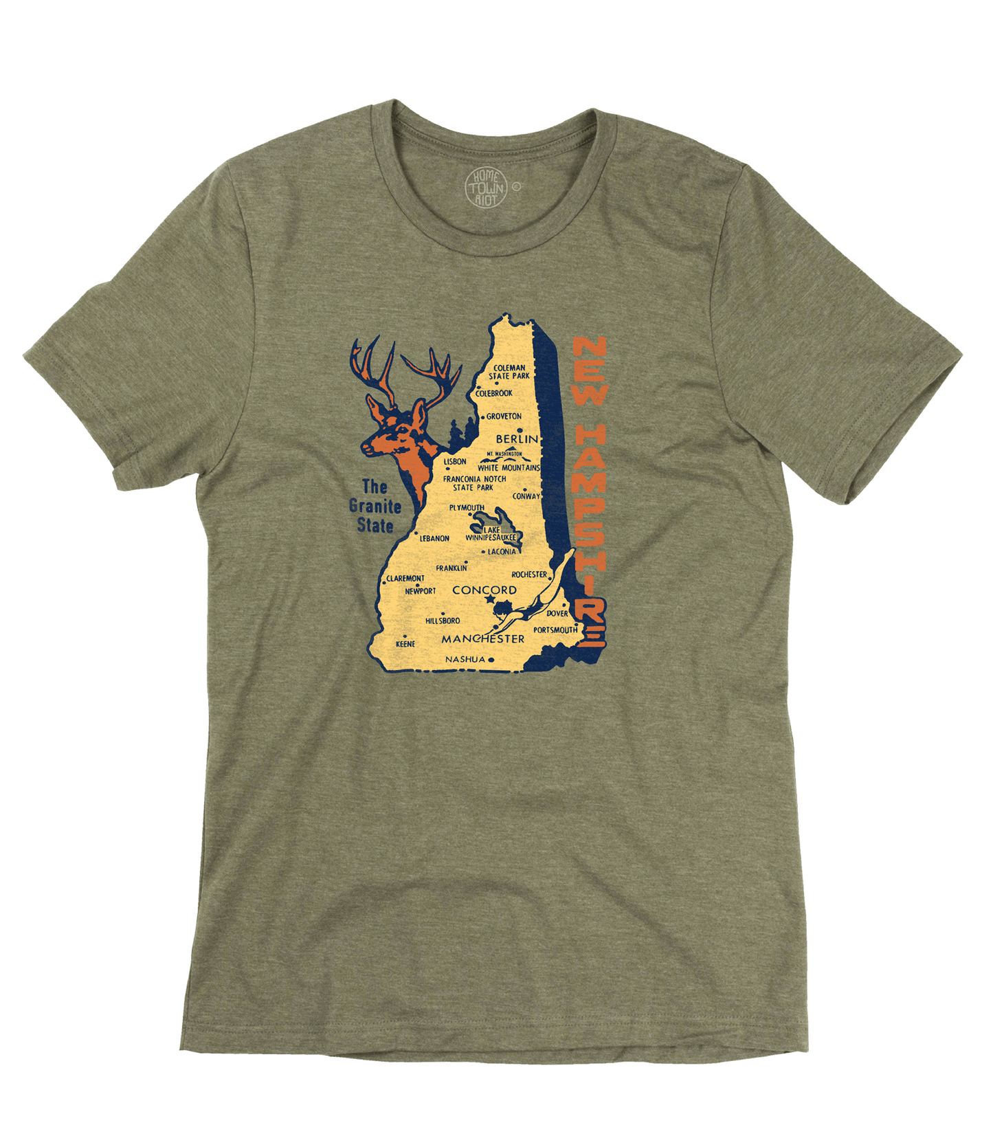 The Granite State New Hampshire Shirt - HomeTownRiot