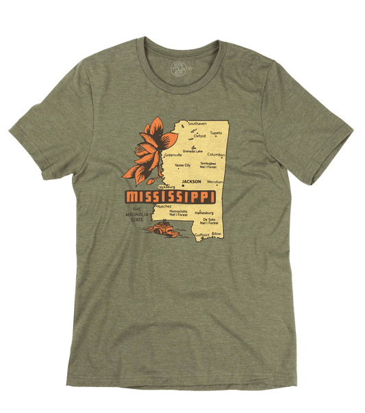 The Magnolia State Shirt - HomeTownRiot