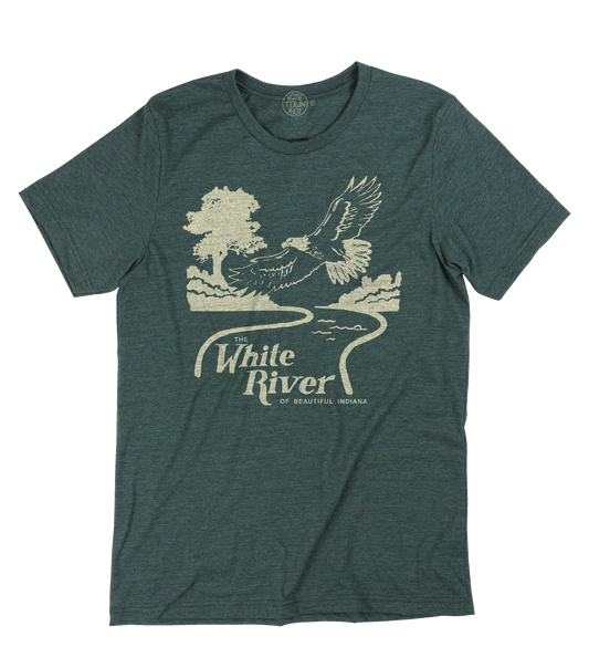 The White River of Beautiful Indiana Tee - HomeTownRiot